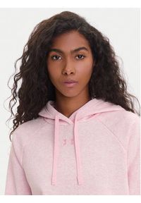 Under Armour Bluza Ua Rival 1379500 Różowy Loose Fit. Kolor: różowy. Materiał: bawełna #3