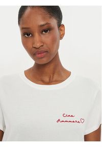 ViCOLO T-Shirt RB0673 Écru Regular Fit. Materiał: bawełna #2