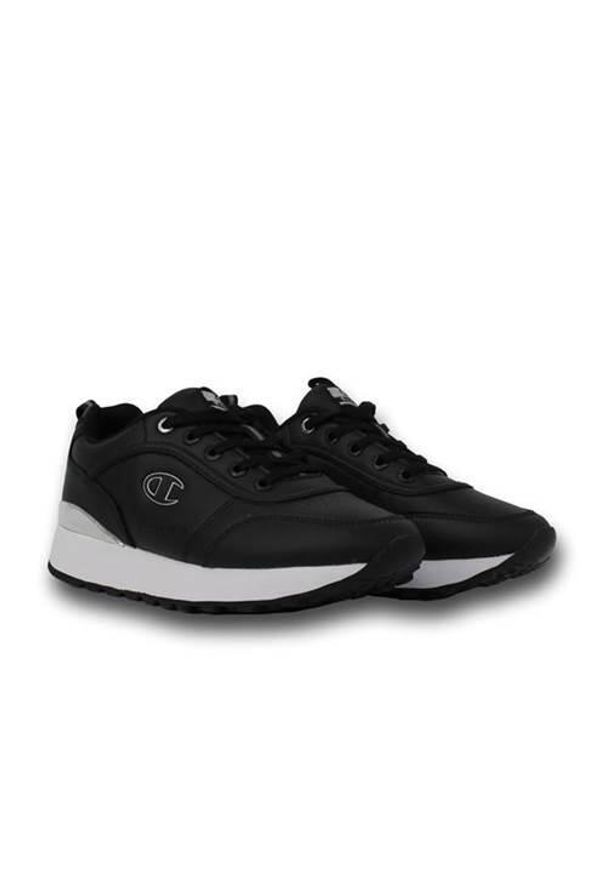 Buty do chodzenia damskie Champion Champ Platform. Zapięcie: sznurówki. Kolor: czarny. Materiał: syntetyk, tkanina, materiał. Szerokość cholewki: normalna. Obcas: na platformie. Sport: turystyka piesza