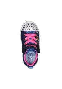 skechers - Tenisówki Skechers Model Twinkle Sparks Kolor Niebieski. Kolor: niebieski. Materiał: syntetyk, tkanina. Model: Skechers Sport. Sport: turystyka piesza