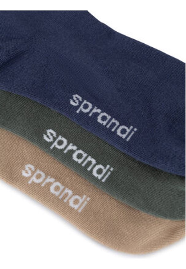 Sprandi Zestaw 3 par niskich skarpet unisex 0UB-006-AW24 (3-PACK) Kolorowy. Materiał: bawełna. Wzór: kolorowy