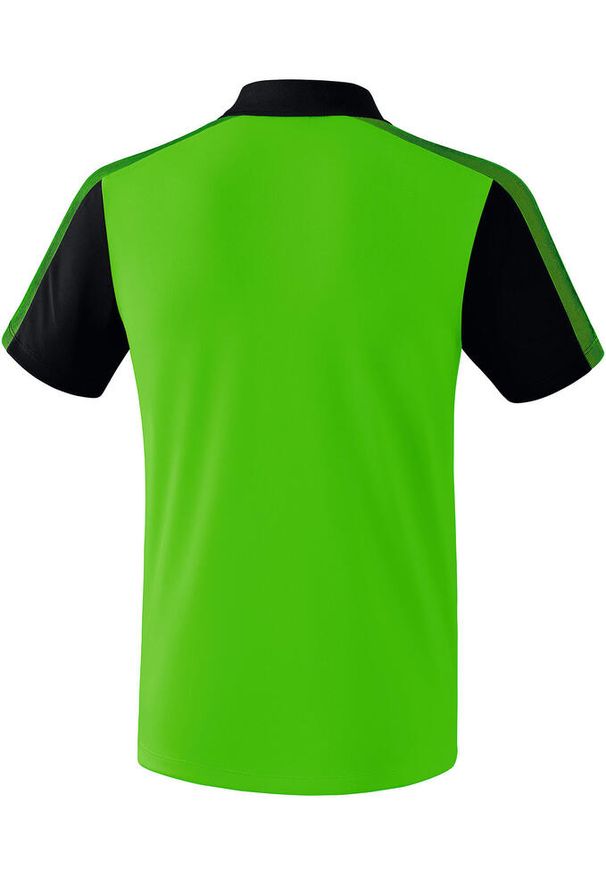 ERIMA - Dziecięca koszulka polo Erima Premium One 2.0. Typ kołnierza: polo. Kolor: wielokolorowy, czarny, zielony
