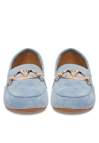 DeeZee Loafersy 200-1 Niebieski. Kolor: niebieski. Materiał: materiał #5