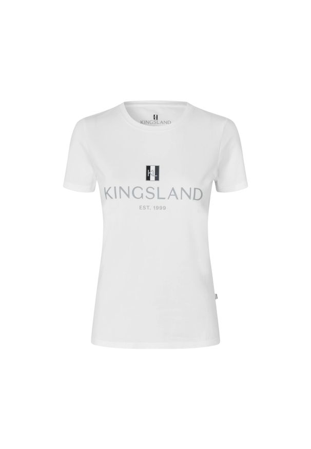KINGSLAND - Koszulka damska Kingsland Classic. Kolor: biały