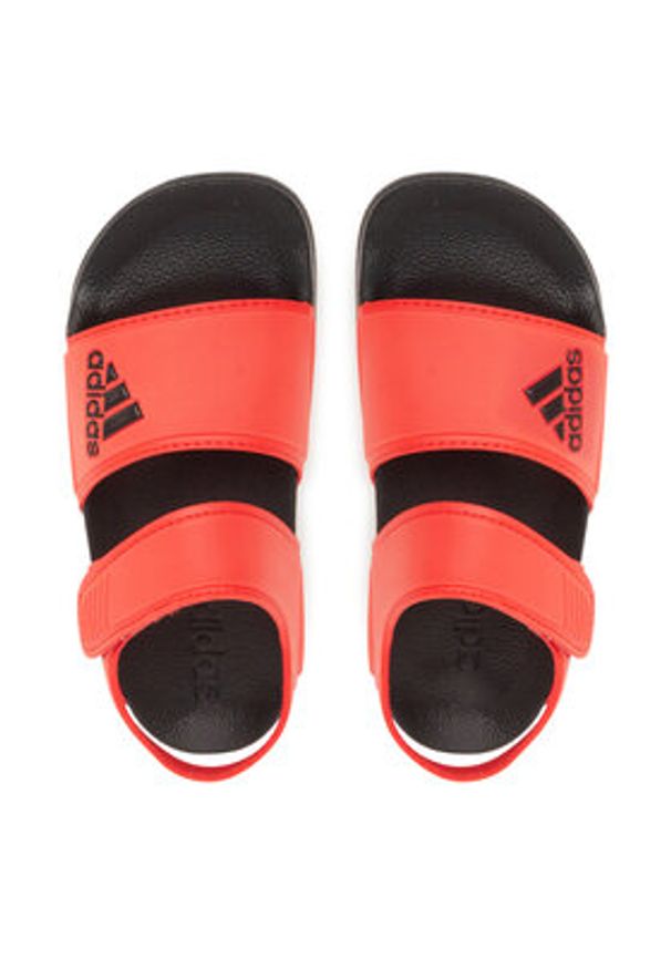 Adidas - adidas Sandały adilette IH3633 Czerwony. Kolor: czerwony