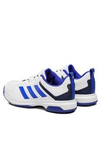 Adidas - adidas Buty halowe Ligra 7 Indoor Shoes HQ3516 Biały. Kolor: biały. Materiał: materiał