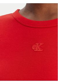 Calvin Klein Jeans Sukienka codzienna LV047B266G Czerwony Slim Fit. Okazja: na co dzień. Kolor: czerwony. Materiał: bawełna. Typ sukienki: proste. Styl: casual #2