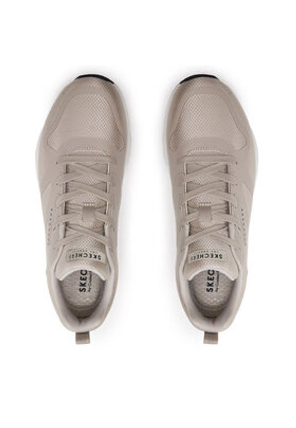 skechers - Skechers Sneakersy Tres-Air Uno-Revolution-Airy 183070/NAT Beżowy. Kolor: beżowy. Materiał: materiał