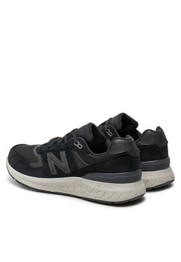 New Balance Sneakersy Walking 880 MW880BK6 Czarny. Kolor: czarny. Materiał: zamsz, skóra