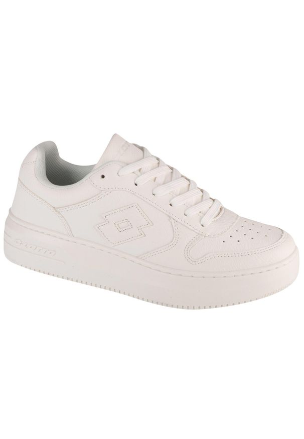 LOTTO - Buty damskie snekersy Lotto PALIOT PF OC. Kolor: biały. Sport: turystyka piesza