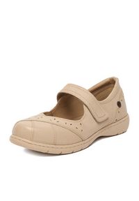 Go Soft Baleriny CEO-WI23-LENA-12 Beżowy. Kolor: beżowy. Materiał: skóra #8