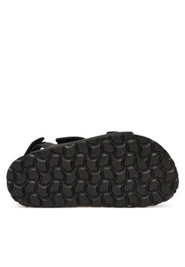 Calvin Klein Sandały Velcro V3X2-83328-0315 M Czarny. Kolor: czarny. Materiał: skóra