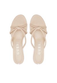 Guess Klapki FLJGARLEA03 Beżowy. Kolor: beżowy. Materiał: skóra #2