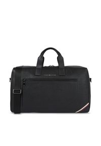 TOMMY HILFIGER - Tommy Hilfiger Torba weekendowa Th Central Duffle AM0AM11582 Czarny. Kolor: czarny. Materiał: skóra