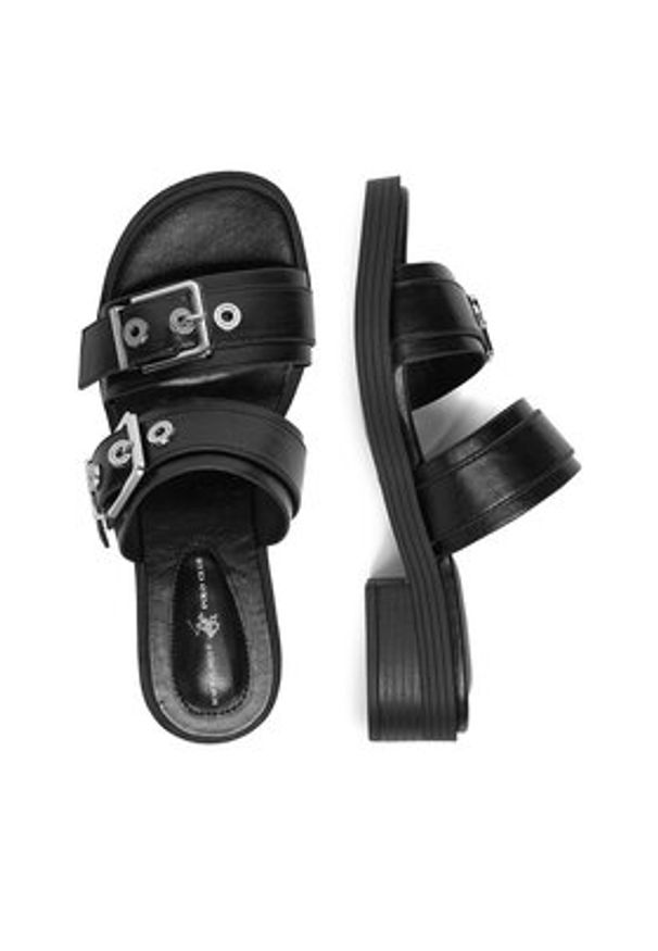 Beverly Hills Polo Club Klapki CEO-HY7006-1 Czarny. Kolor: czarny. Materiał: materiał