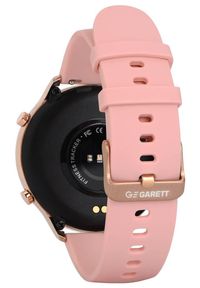 GARETT - Smartwatch Garett Veronica złoto-różowy. Rodzaj zegarka: smartwatch. Kolor: różowy, złoty, wielokolorowy. Materiał: tworzywo sztuczne. Styl: sportowy, elegancki, wizytowy #2