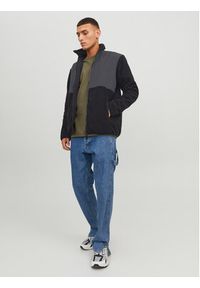 Jack & Jones - Jack&Jones Polar Marvin 12235864 Czarny Regular Fit. Kolor: czarny. Materiał: syntetyk