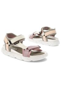 Sandały damskie Jeep, na platformie profilowane na rzepy sportowe i codzienne, kolorowe, JL51602A-001. Okazja: na co dzień, na spacer. Zapięcie: rzepy. Wzór: kolorowy. Sezon: lato. Obcas: na platformie. Styl: casual, sportowy #5