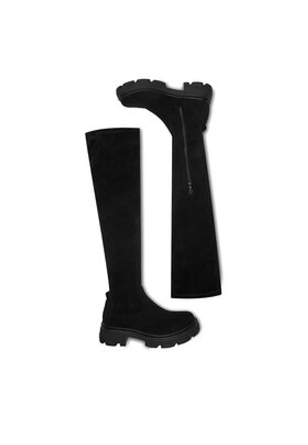 DeeZee Muszkieterki 9382-1 Czarny. Kolor: czarny. Materiał: materiał