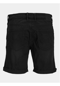 Jack & Jones - Jack&Jones Szorty materiałowe Blaine 12248681 Czarny Regular Fit. Kolor: czarny. Materiał: bawełna