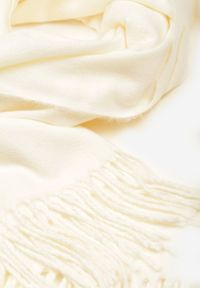 Born2be - Kremowy Szalik Inglidyr. Kolor: beżowy. Styl: elegancki #2