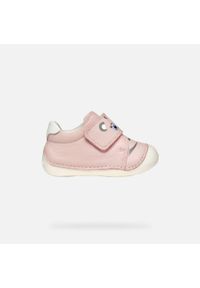 Buty dziecięce Geox Tutim. Kolor: biały, różowy, wielokolorowy