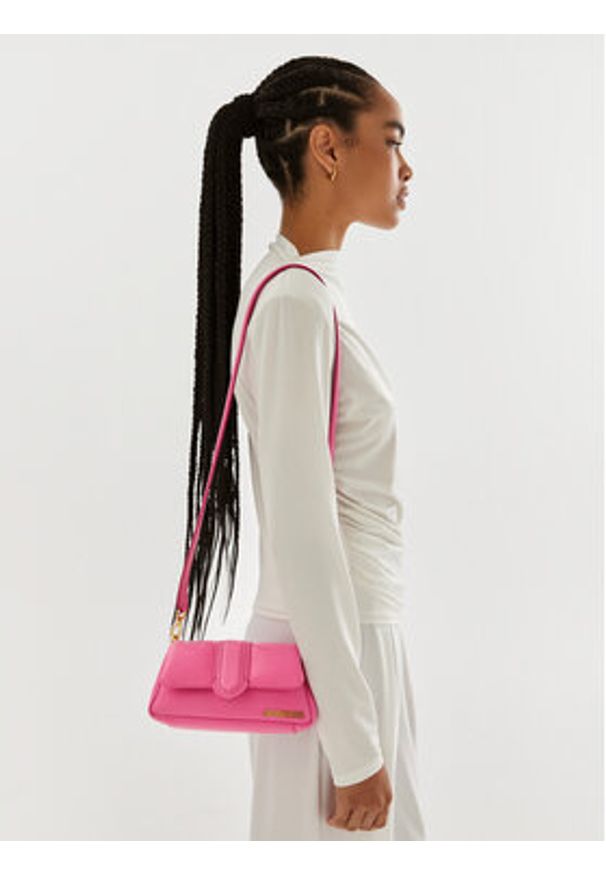 JACQUEMUS Torebka Le Petit Bambimou 233BA335-3073 Różowy. Kolor: różowy. Materiał: skórzane