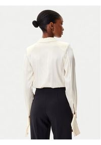 Elisabetta Franchi Body CB-007-57E2-V490 Beżowy Regular Fit. Kolor: beżowy. Materiał: jedwab #2