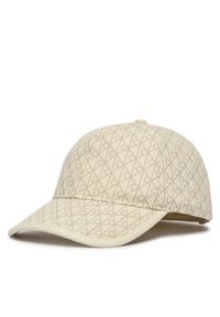 Calvin Klein Czapka z daszkiem LV04F5036G Écru. Kolor: kremowy. Materiał: bawełna #1