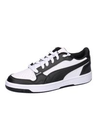 Buty na co dzień Puma Reb-L Jr. Okazja: na co dzień. Kolor: biały. Materiał: syntetyk, materiał. Sport: turystyka piesza