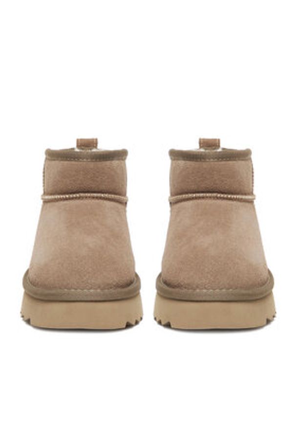 Nine West Śniegowce CEO-MENA-01 Beżowy. Kolor: beżowy. Materiał: zamsz, skóra
