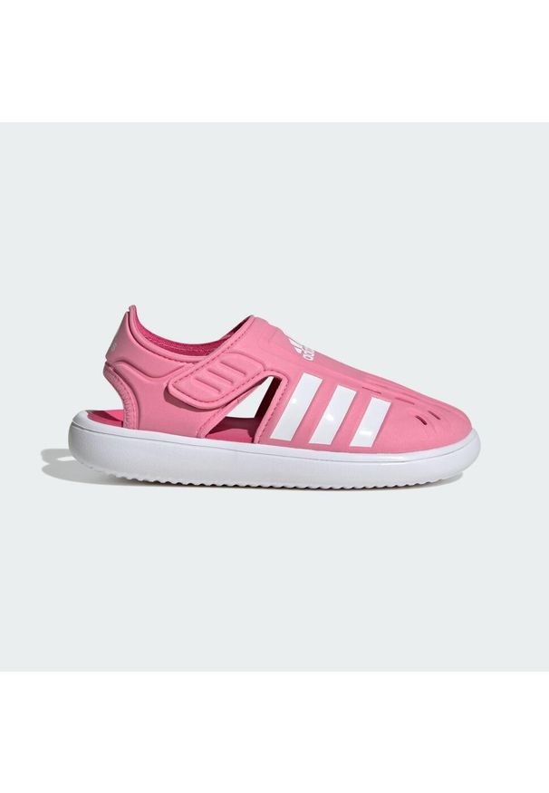 Adidas - Summer Closed Toe Water Sandals. Kolor: różowy, wielokolorowy, biały. Styl: sportowy