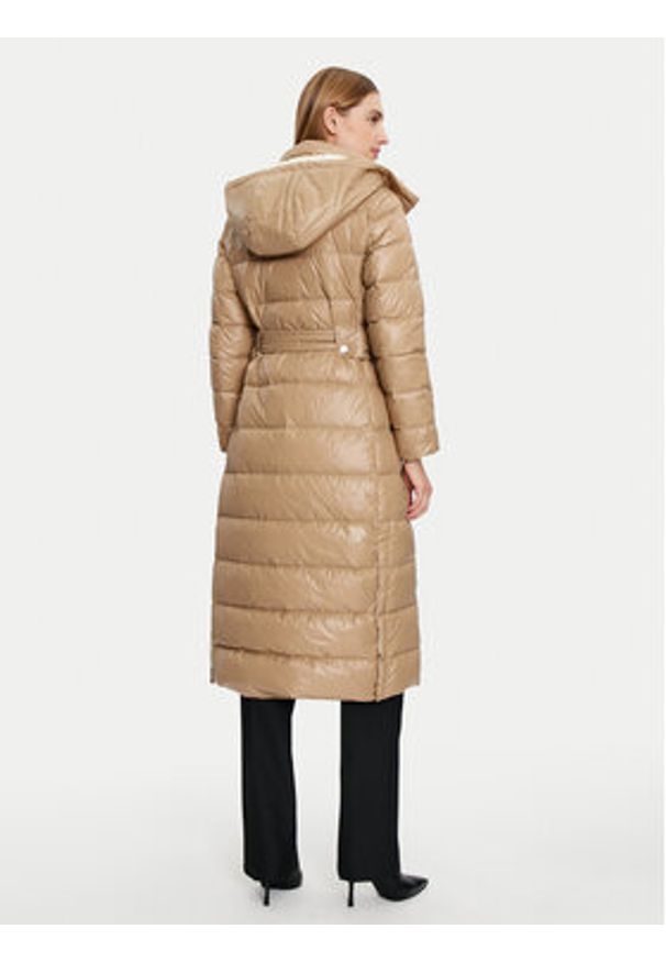 Liu Jo Kurtka puchowa WF4167 T2709 Beżowy Regular Fit. Kolor: beżowy. Materiał: syntetyk