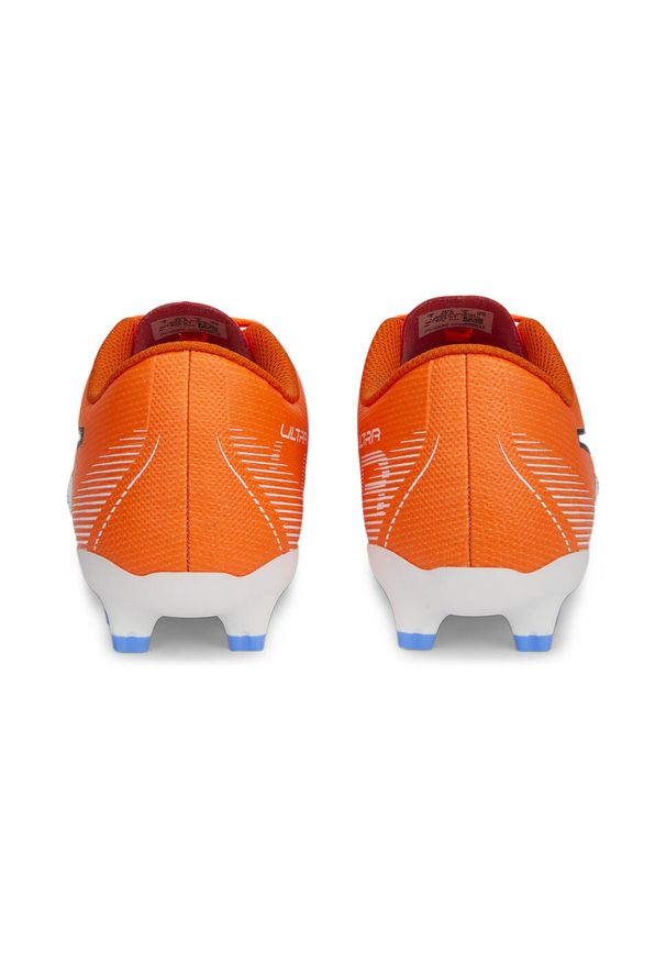 Buty do piłki nożnej dla dzieci Puma Ultra Play Fgag JR. Kolor: pomarańczowy, biały, wielokolorowy, niebieski. Sport: piłka nożna