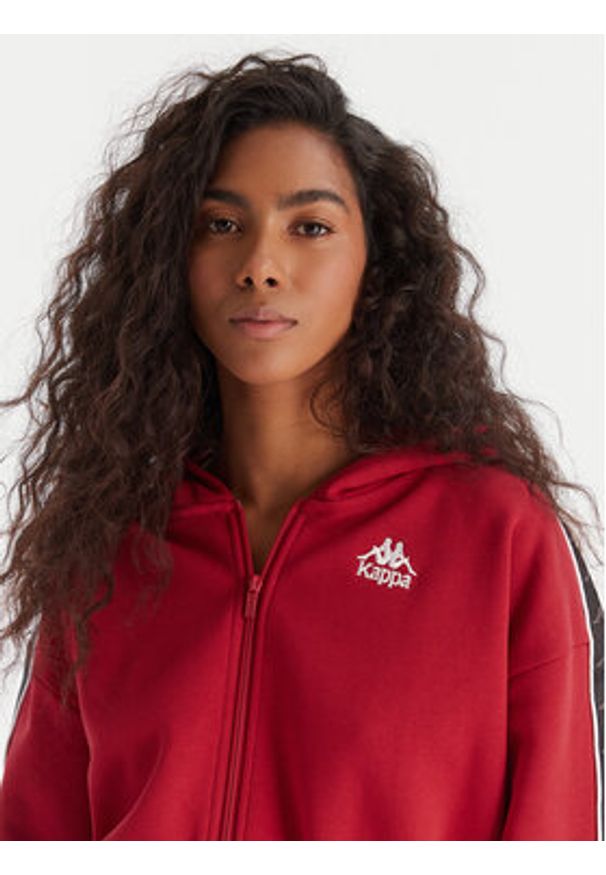 Kappa Bluza Banda Clarise 32261BW Czerwony Regular Fit. Kolor: czerwony. Materiał: bawełna