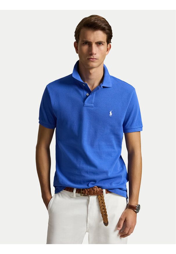 Polo Ralph Lauren Polo 710536856514 Niebieski Regular Fit. Typ kołnierza: polo. Kolor: niebieski. Materiał: bawełna