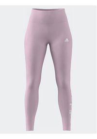 Adidas - adidas Legginsy SPORT INSPIRED LOUNGEWEAR ESSENTIALS HIGH-WAISTED LOGO LEGGINGS ID0024 Różowy. Kolor: różowy. Materiał: bawełna. Styl: sportowy #2