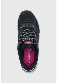 skechers - Skechers buty Hillcrest-Pure Escapade damskie kolor czarny. Nosek buta: okrągły. Zapięcie: sznurówki. Kolor: czarny. Materiał: guma #2