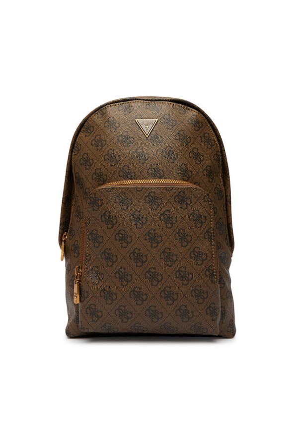 Guess Plecak HMMILO P6202 Brązowy. Kolor: brązowy. Materiał: skóra