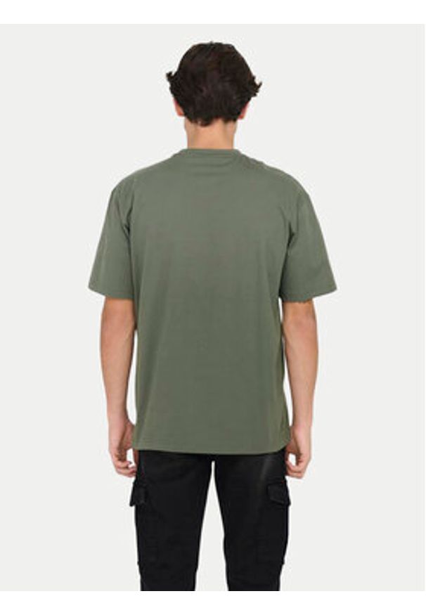Only & Sons T-Shirt Fred 22022532 Szary Relaxed Fit. Kolor: szary. Materiał: bawełna