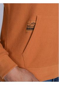 Petrol Industries Bluza M-3030-SWH325 Pomarańczowy Regular Fit. Kolor: pomarańczowy. Materiał: bawełna