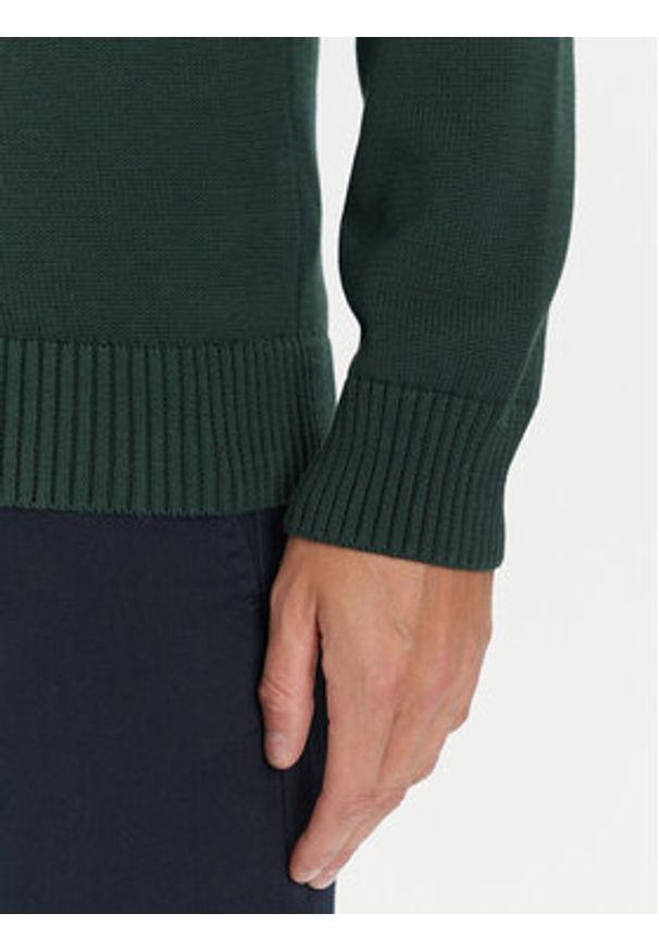 GANT - Gant Sweter 8030170 Zielony Regular Fit. Kolor: zielony. Materiał: bawełna