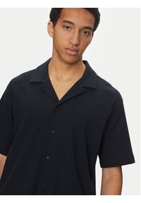 BOSS Koszula 50536745 Granatowy Relaxed Fit. Kolor: niebieski. Materiał: bawełna