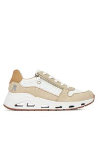 Rieker Sneakersy N5204-80 Biały. Kolor: biały. Materiał: materiał, syntetyk