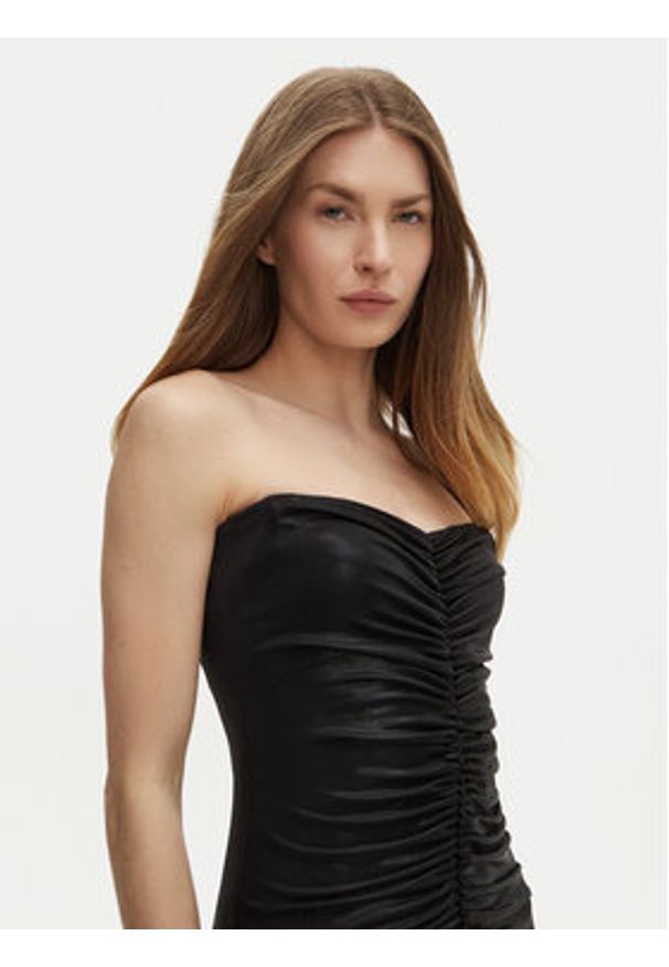 NORMA KAMALI Sukienka wieczorowa ST3243LMD47001 Czarny Slim Fit. Kolor: czarny. Materiał: syntetyk. Styl: wizytowy