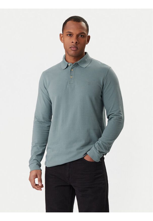 Jack & Jones Polo William 12269034 Niebieski Regular Fit. Typ kołnierza: polo. Kolor: niebieski. Materiał: bawełna