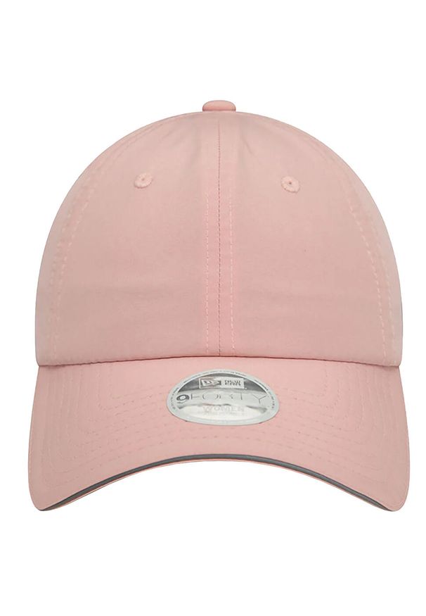 Czapka z daszkiem damska New Era 9FORTY Wmns Ponytail Open Back Cap. Kolor: różowy. Materiał: poliester