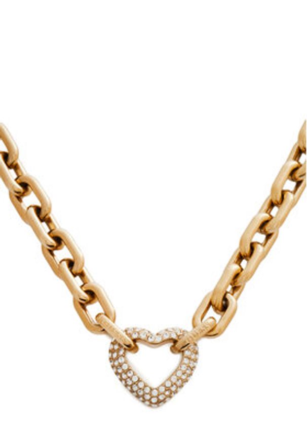 Guess Naszyjnik JUBN05 015JW Złoty. Materiał: ze stali, ze stali nierdzewnej. Kolor: złoty