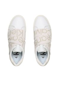 Calvin Klein Jeans Sneakersy Classic Cupsole Elast Webbng YW0YW00911 Biały. Kolor: biały. Materiał: skóra #4