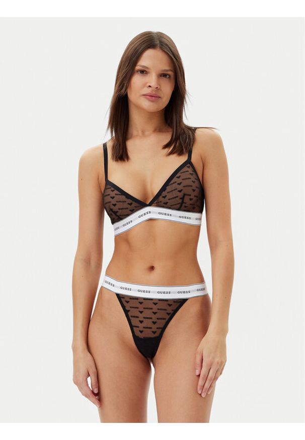 Guess Komplet bielizny O5RG05 KCMT0 Czarny. Kolor: czarny. Materiał: syntetyk